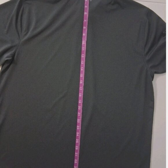 Under Armour Polo Shirt Mens XL Gray Short Sleeve Loose Fit Heatgear Performance - Picture 9 of 10
